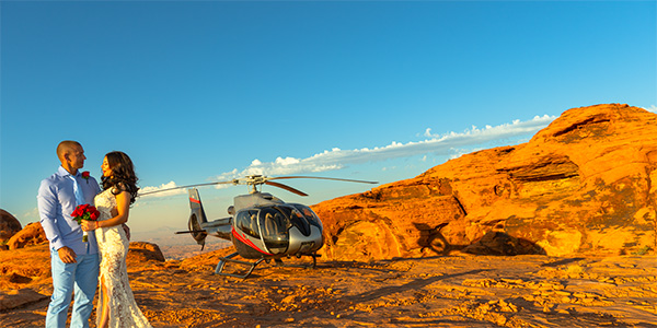 Celebrate Your Love in a Unique Setting: Valley of Fire Helicopter Wedding